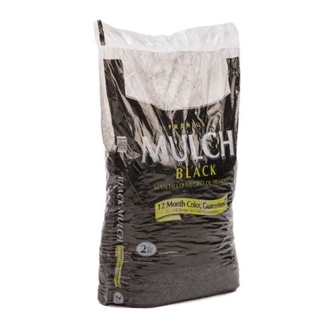 Premium 2-cu ft Black Hardwood Mulch in the Bagged Mulch department at Lowes.com