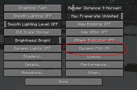 200以上 minecraft fov slider 324156-Minecraft fov slider