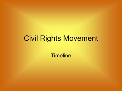 Civil Rights Movement
