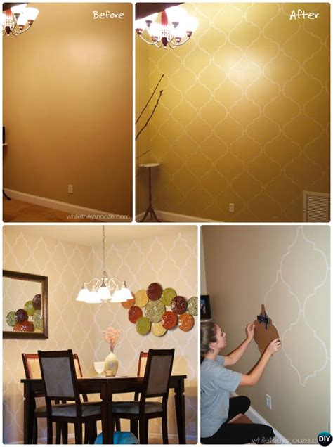 DIY Patterned Wall Painting Ideas and Techniques [Picture Instructions]