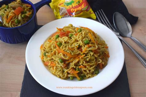 Vegetable Maggi Noodles - Rumki's Golden Spoon