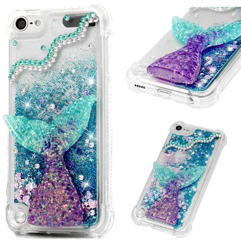 Amazon.com: iPod Touch 5/6 Case，Liquid Phone Case for Girls,GEMYON Fashion Creative Design ...