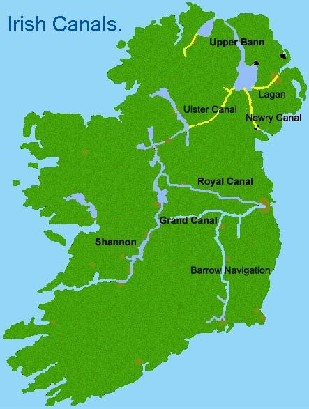 The Canals in Ireland - Irish Canals - Canal Holidays in ireland.