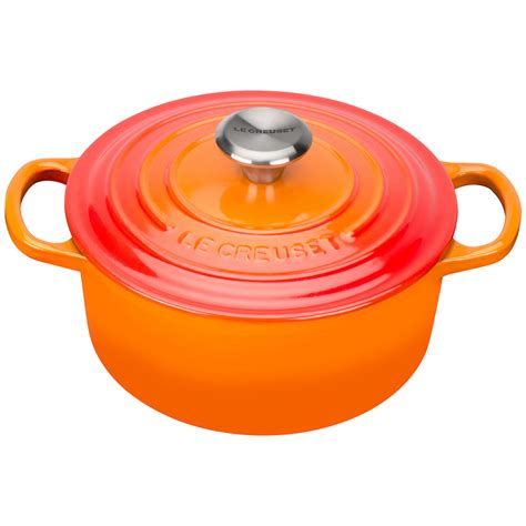 Le Creuset Signature Volcanic Cast Iron Round Casseroles - All sizes ...