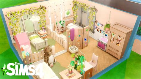 3 Sisters Platform Kids Bedroom: The Sims 4 Room Building #Shorts ...