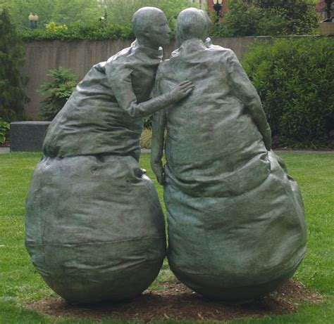 last conversation piece by Spaniard Juan Munoz | Sculptures & statues ...