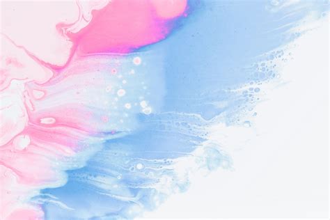 blue white and pink abstract painting photo – Free Plant Image on ...