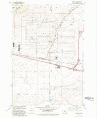 Map of Ordnance, Umatilla County, OR in 1993 | Pastmaps