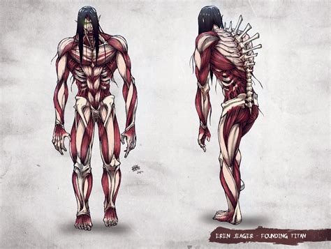 Eren jeager founding titan by debusscher62 on DeviantArt