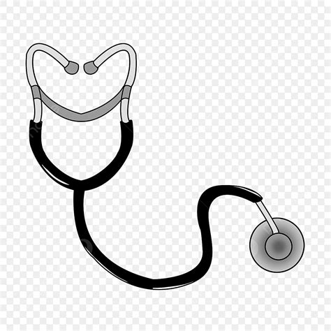 Black Stethoscope Clipart, Black, Clipart, Stethoscope PNG Transparent Clipart Image and PSD ...