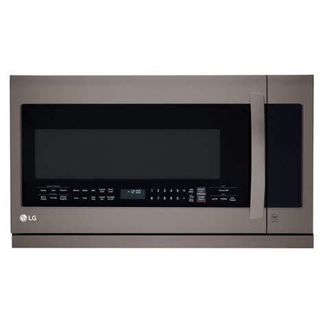 LG LMHM2237BD Black Stainless Steel Series 2.2 Cu in 2021 | Range microwave, Black stainless ...