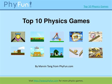 PPT - Top 10 cool online Physics Games PowerPoint Presentation, free download - ID:14879