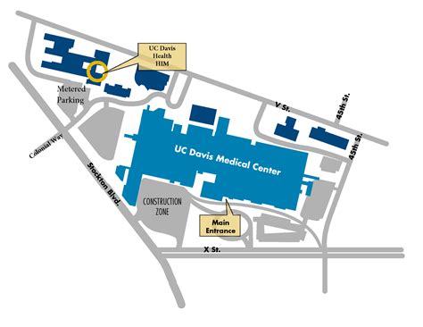 Uc Davis Medical Center Campus Map - United States Map