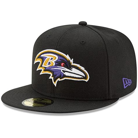 New Era Baltimore Ravens Black Omaha 59FIFTY Fitted Hat