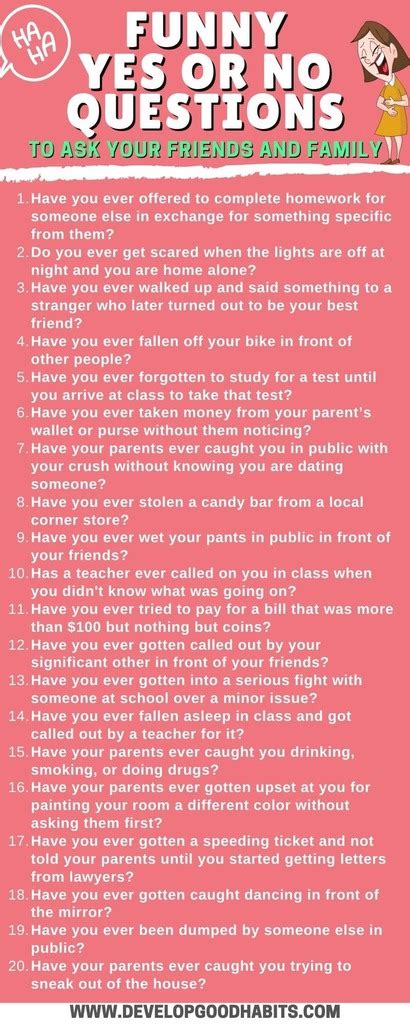 107 Funny Yes or No Questions to Ask Your Friends and Family