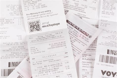 Pile Of Generic Shopping Receipts - Creative Commons Bilder