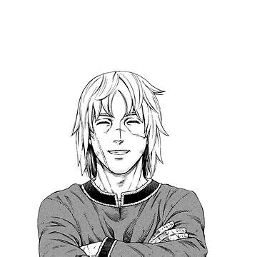 "Thorfinn Smiling Manga" Poster for Sale by Weebo-worldd | Redbubble