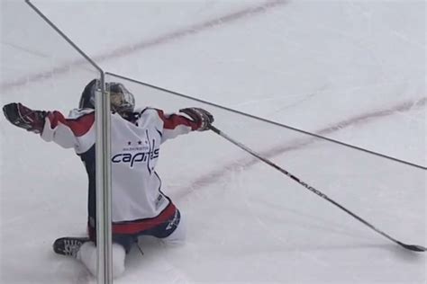 Capitals’ Mites on Ice player follows up goal with greatest celebration ...