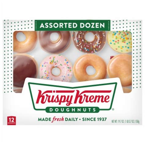 Krispy Kreme® Assorted Dozen Doughnuts, 12 ct / 18.5 oz - Fred Meyer