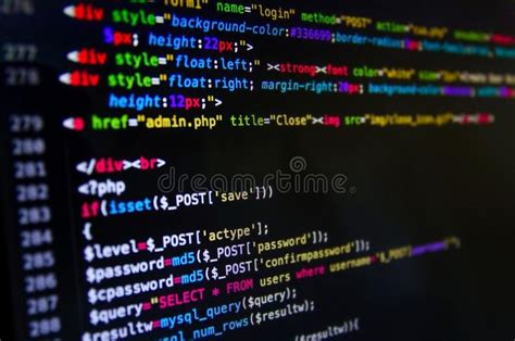 Computer Screen with Colorful Coding Lines Wallpaper