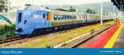 Japanese Express train editorial stock image. Image of built - 125599084