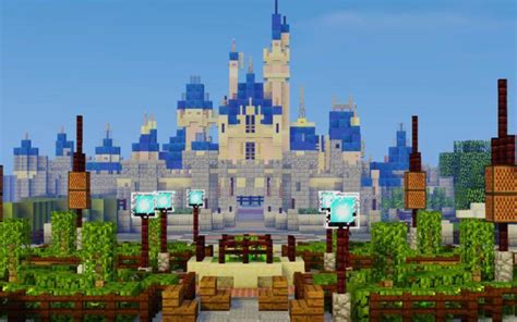 Minecraft Disney Castle Logo - LogoDix