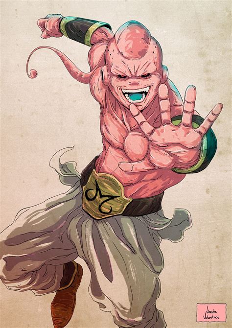 Majin Boo - Fan Art on Behance | Majin boo kid, Anime, Animes wallpapers