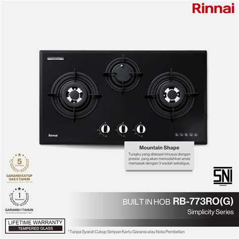 Kompor Tanam Rinnai RB-772RO(G) - Rinnai Indonesia