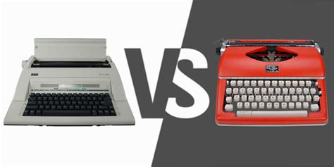 The Typewriter Showdown: Manual vs Electric - Typewriters.com, a division of Monroe Systems for ...