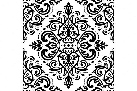 Damask Seamless Vector Pattern | Decorative Illustrations ~ Creative Market