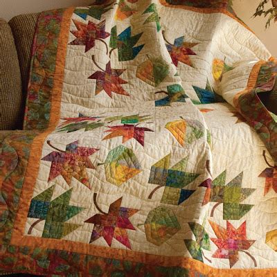 Quilt Inspiration: Free Pattern Day ! Autumn Leaves quilts