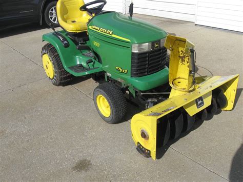 John Deere GT235 Riding Lawn Mower with snow blower for Sale - RonMowers