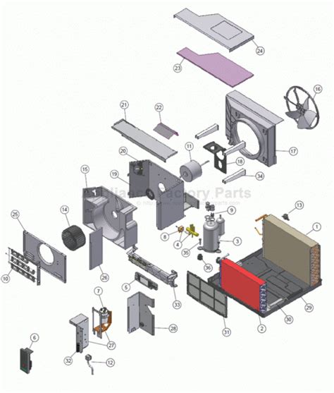 Lennox Air Conditioner Parts Diagram