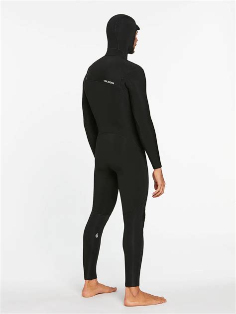 Mens Modulator 4/3mm Hooded Chestzip Fullsuit - Black – Volcom US