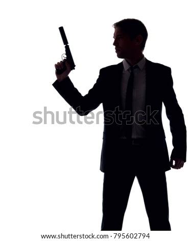 Man with a Gun Silhouette | Download Free Vector Art | Free-Vectors