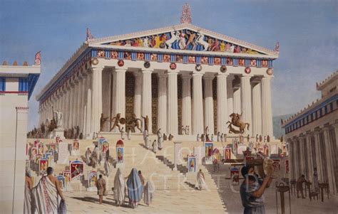 Athens, Acropolis, The Parthenon, Western Facade. 5th century BC – Archaeology Illustrated