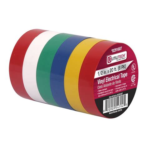 Utilitech 6-Pack 20-ft Electrical Tape at Lowes.com