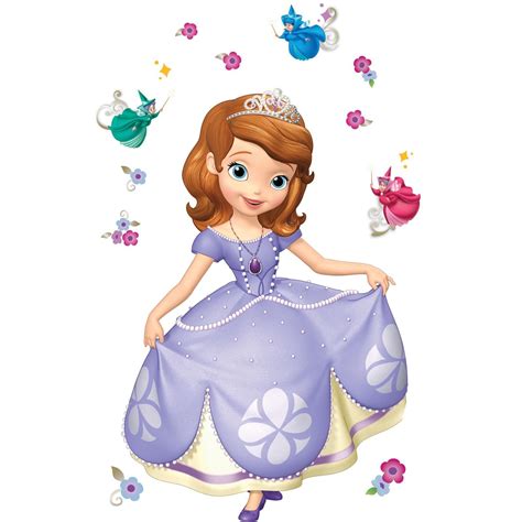 Disney Junior Sofia the First Giant Wall Decals | Disney junior, Princesa sofia, Princess sofia