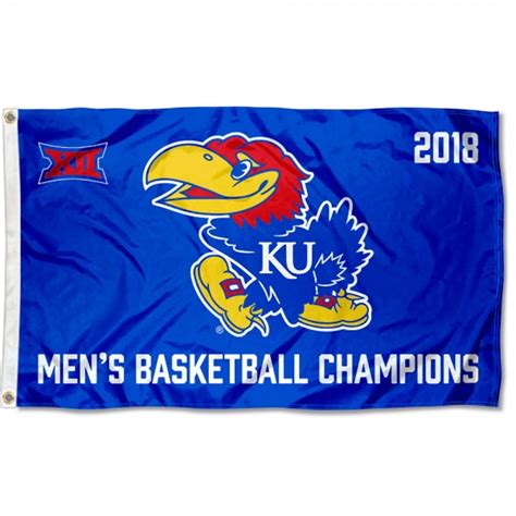 2018 Big 12 Conference Basketball Champions Kansas Jayhawks 3x5 Foot ...