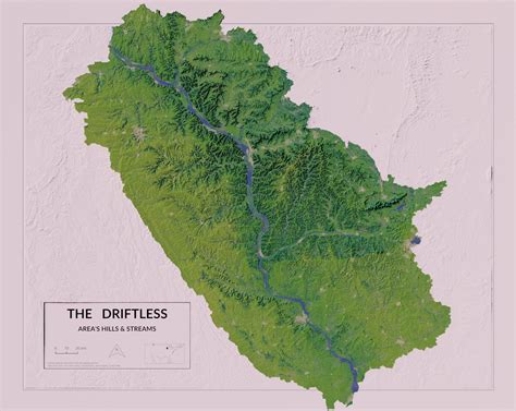 A 3D Relief map of the Driftless Area : r/wisconsin