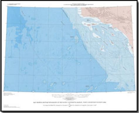 Topographic Pacific Ocean Depth Map