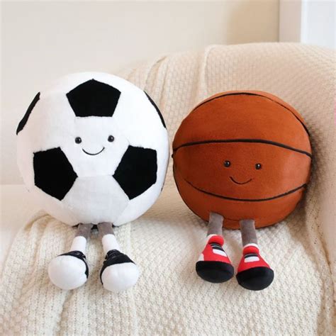 ANCIENT Football Basketball Simulation Football Plush Pillow Plush ...