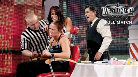 Victoria vs. Molly Holly - Hair vs. Title Match: WrestleMania XX (Full ...