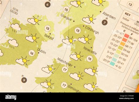 Weather Forecast Symbols High Resolution Stock Photography and Images ...