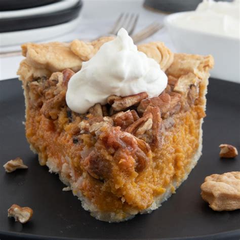 Sweet Potato Pecan Pie Recipe - West Via Midwest