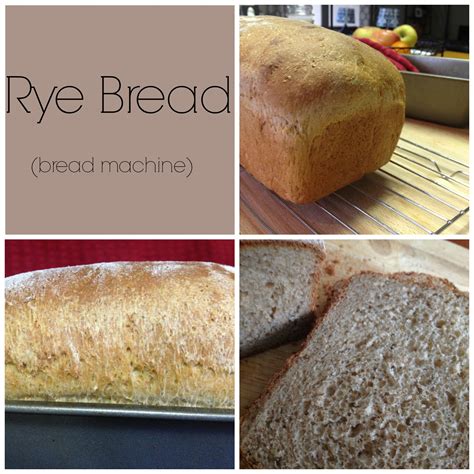 Rye bread (bread machine recipe) – Mila's Milieu