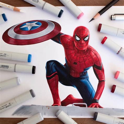 Spiderman Drawing By Stephenward Art - Full Image