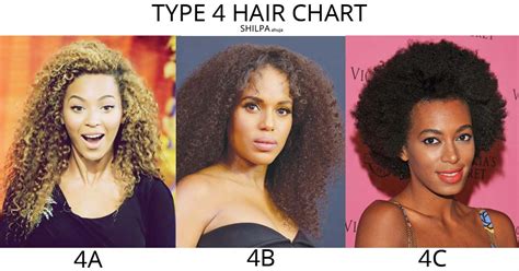 Hair Type Chart 4c