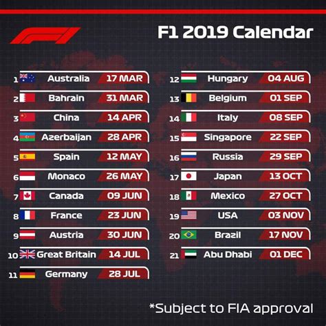 F1 2021 Ical 2021 F1 Calendar Formula 1 Grand Prix Full Schedule ...