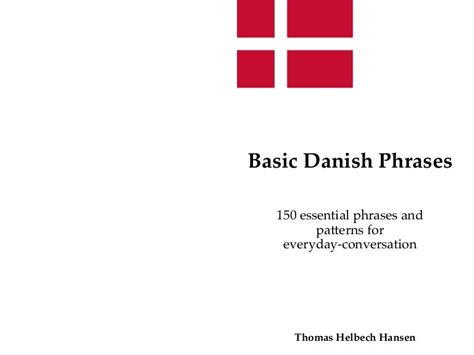 Basic danish phrases